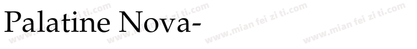 Palatine Nova字体转换